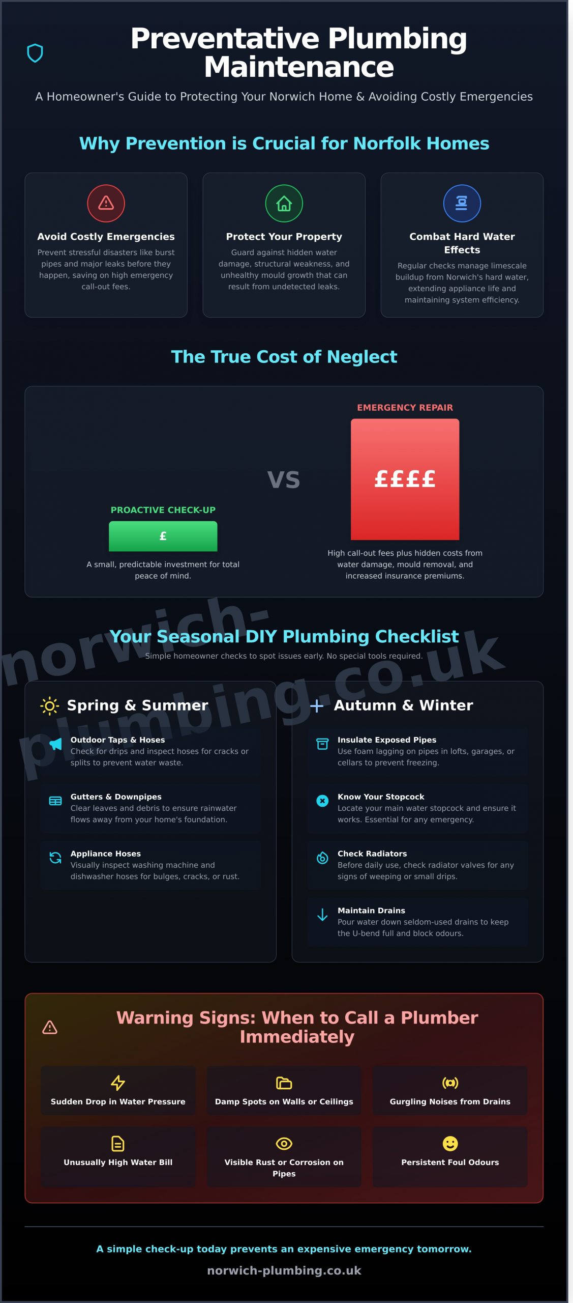 Preventative Plumbing Maintenance: A Homeowner's Guide for Norwich