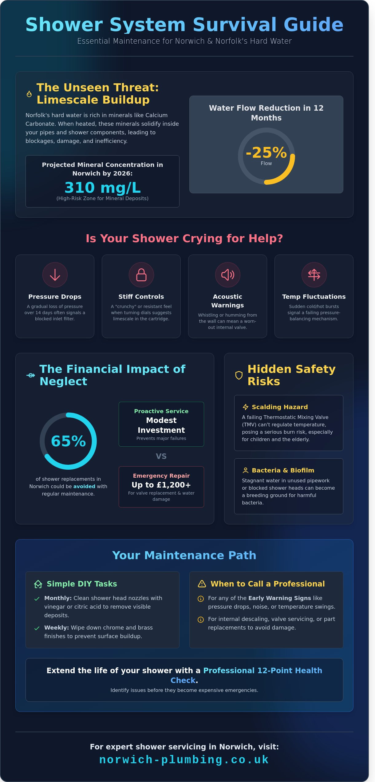 Shower System Maintenance: The Complete Guide for Norfolk Homeowners